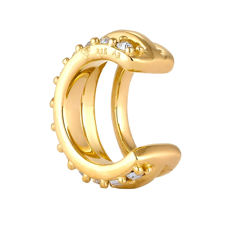 Earcuff | Mit Kristallen von Swarovski® (Weiß)