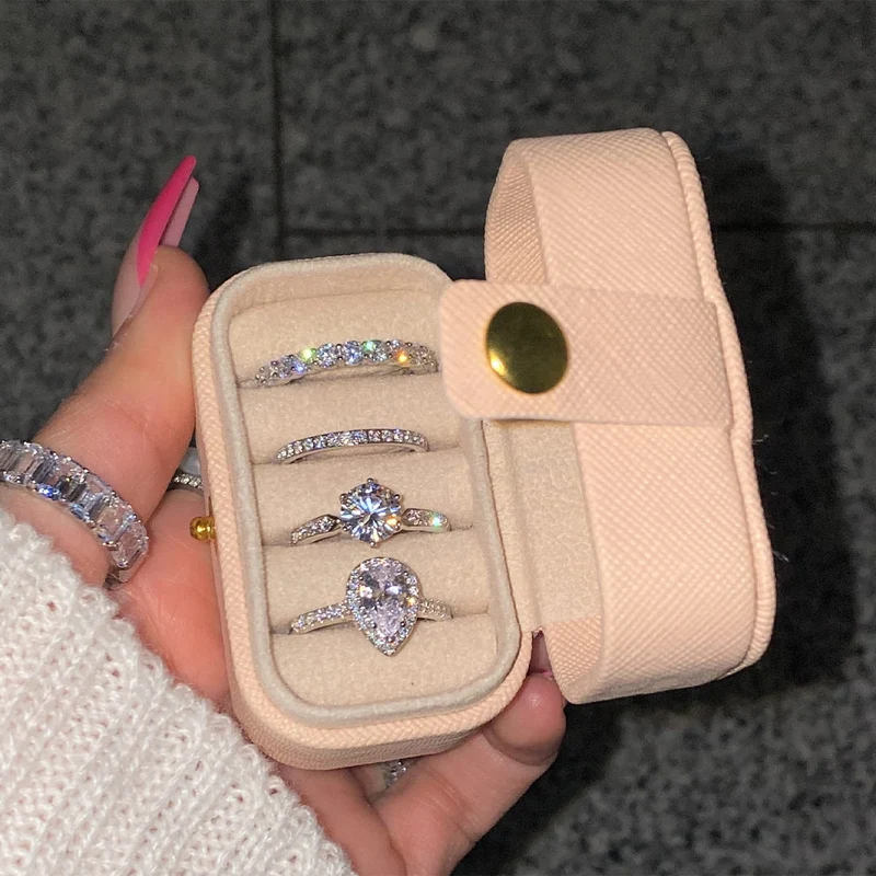 Ring Schatulle für 4 Ringe