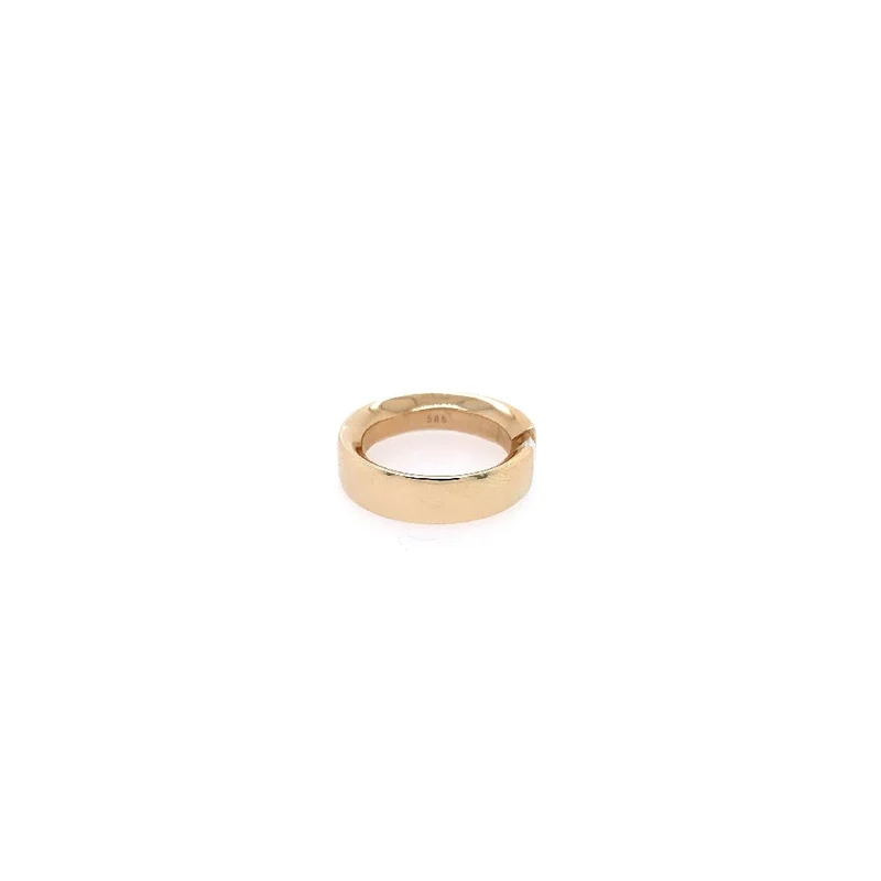 Spannring Gelbgold 585 mit Brillant