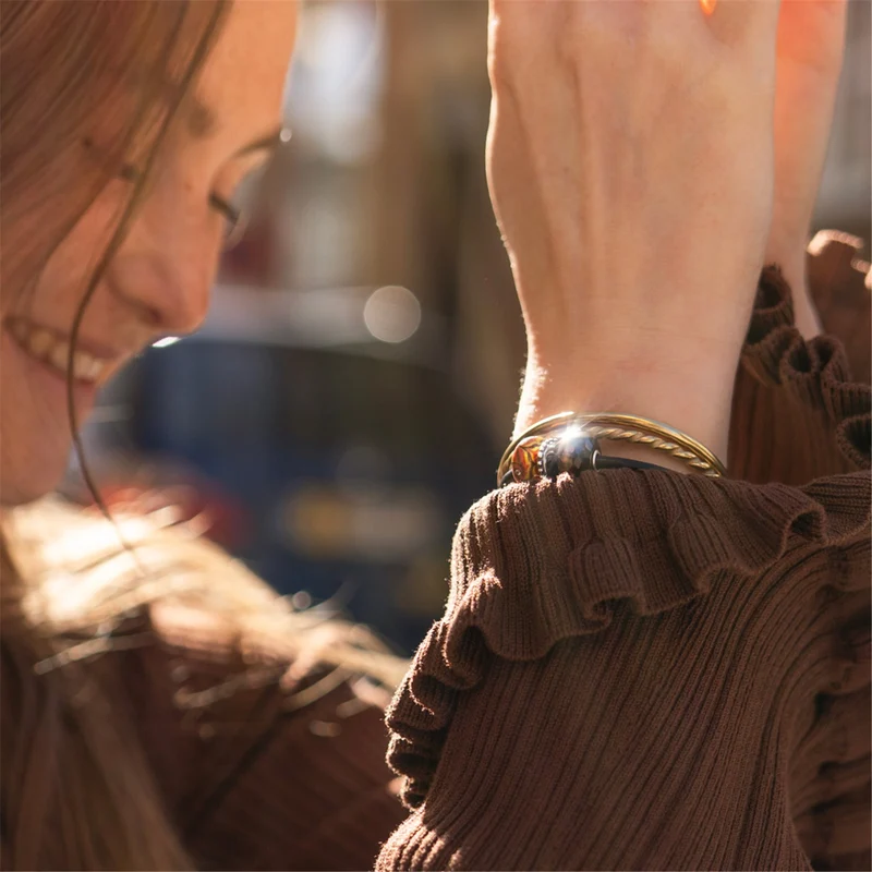 Goldfunke in Bernstein - Trollbeads Day