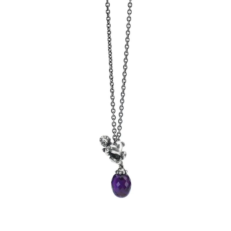 Fantasy Halskette mit Amethyst