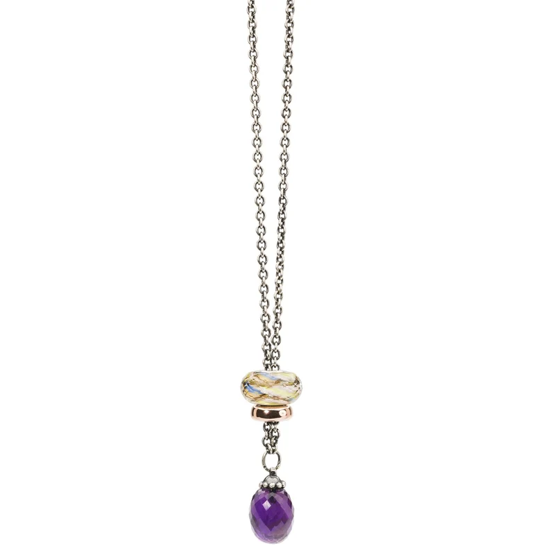 Fantasy Halskette mit Amethyst