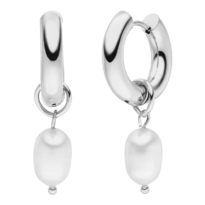 Dangling Pearl Ohrringe | 18K vergoldet