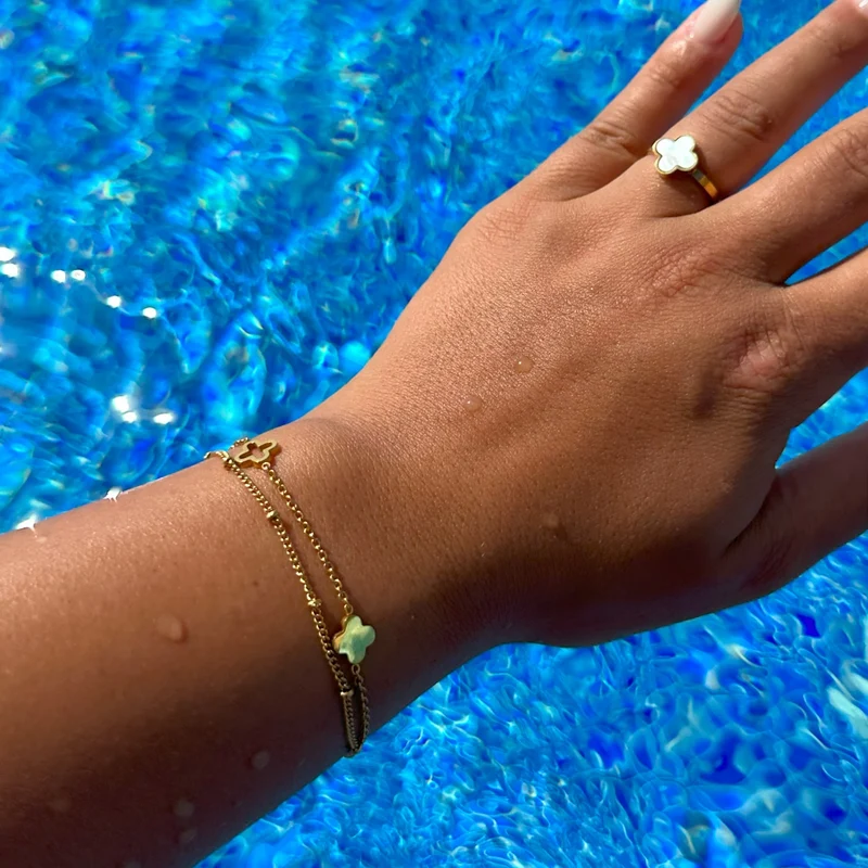 Clover Armband | 18K vergoldet