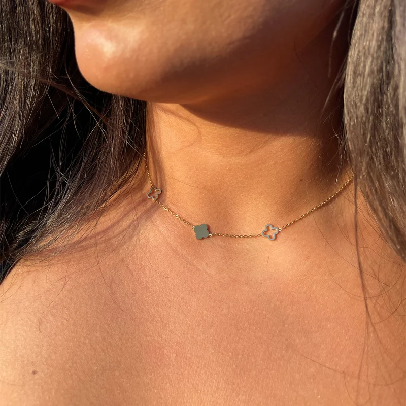 Clover Kette | 18K vergoldet