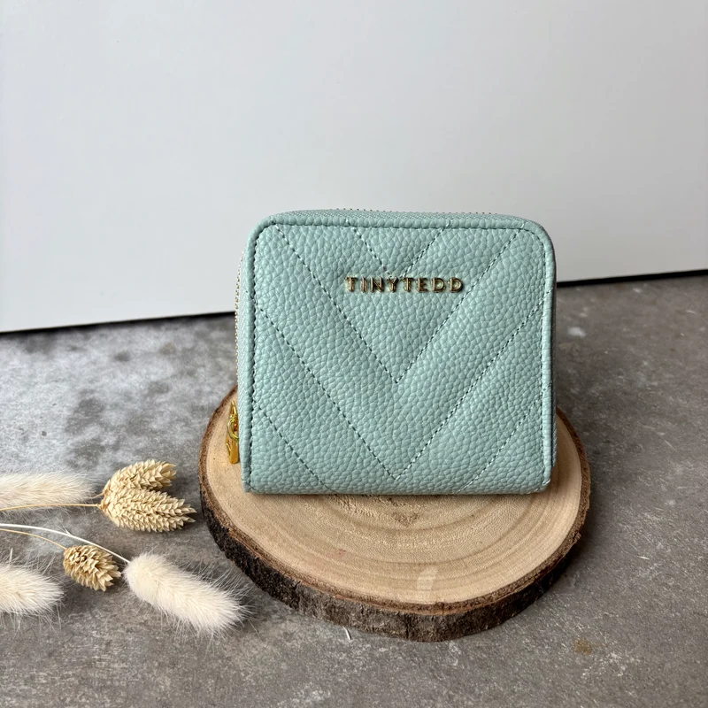 Ted Portemonnaie Small - Rauchblau