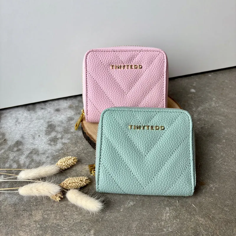 Ted Portemonnaie Small - Rauchblau