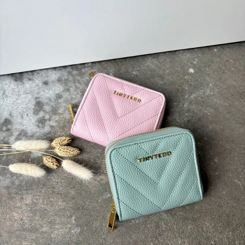 Ted Portemonnaie Small - Rauchblau