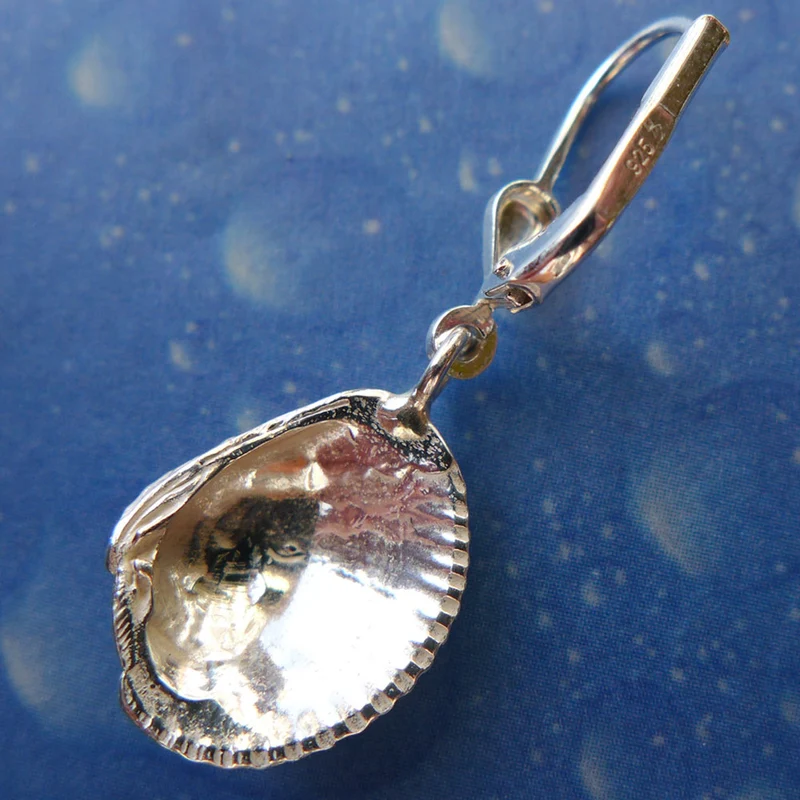 Muschel Ohrring Venus Silber lv