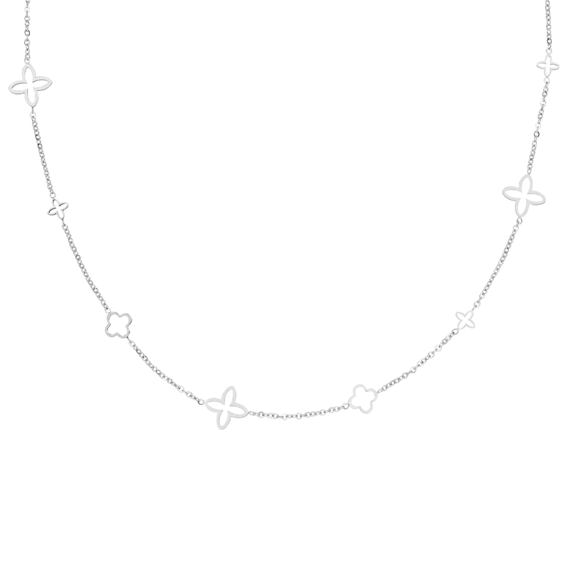 Fancy Clover Kette | 18K vergoldet