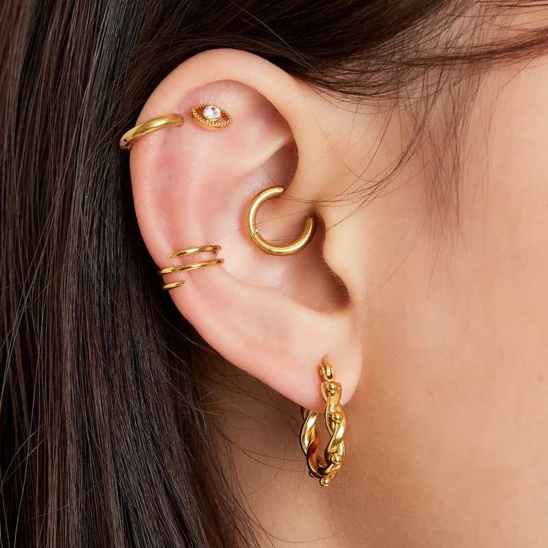 Marisol Ear Cuff | 18K vergoldet