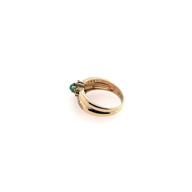 Ring Gelbgold 585 mit Saphir, Smaragd & Brillanten