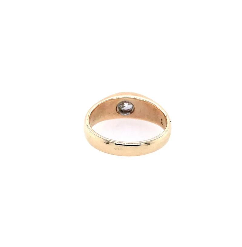Solitaire Roségold 585 mit Diamant