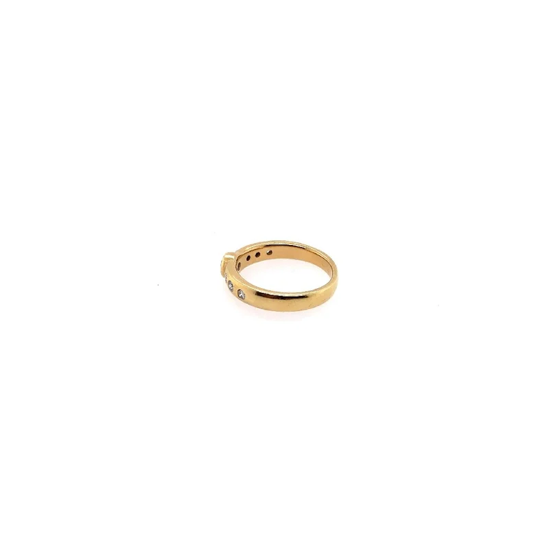 Ring Gelbgold 750 mit Brillanten