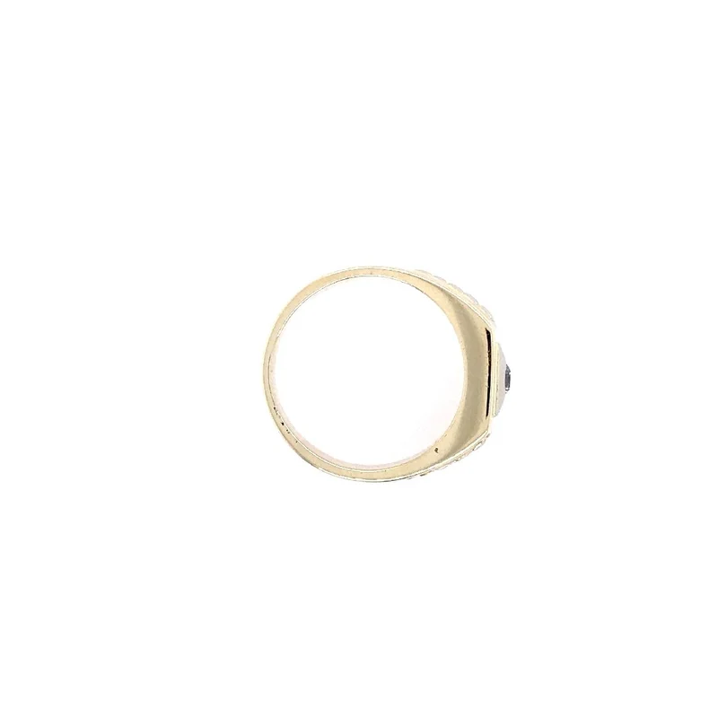 Ring Bicolor Gold 585 mit Brillant