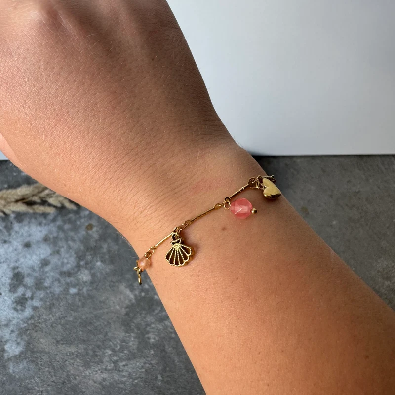 Bow & Beach Armband | Gold