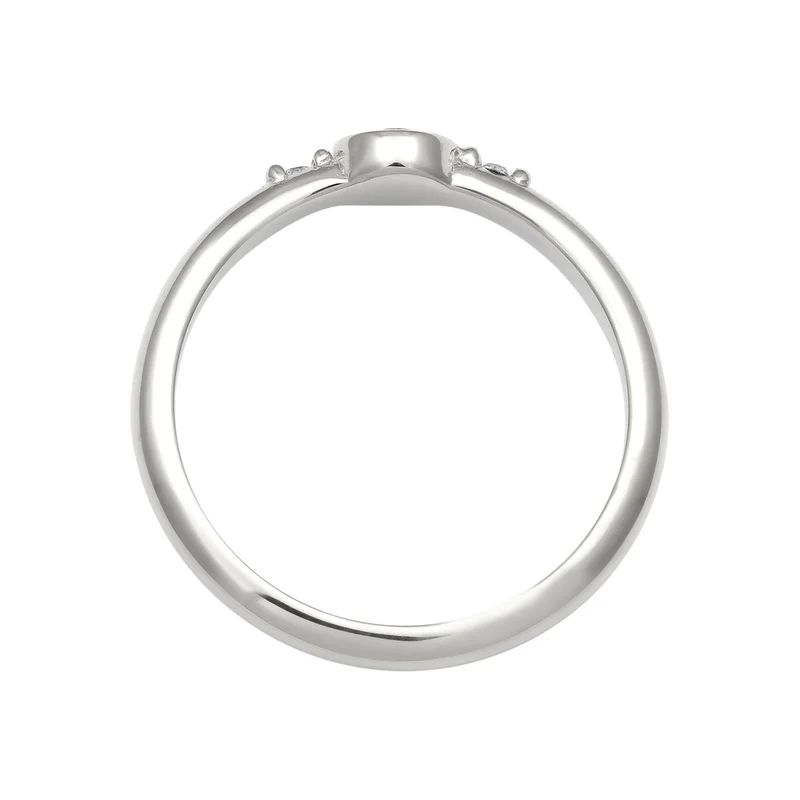 Solitär-Ring | Mit Kristallen von Swarovski® (Weiß)