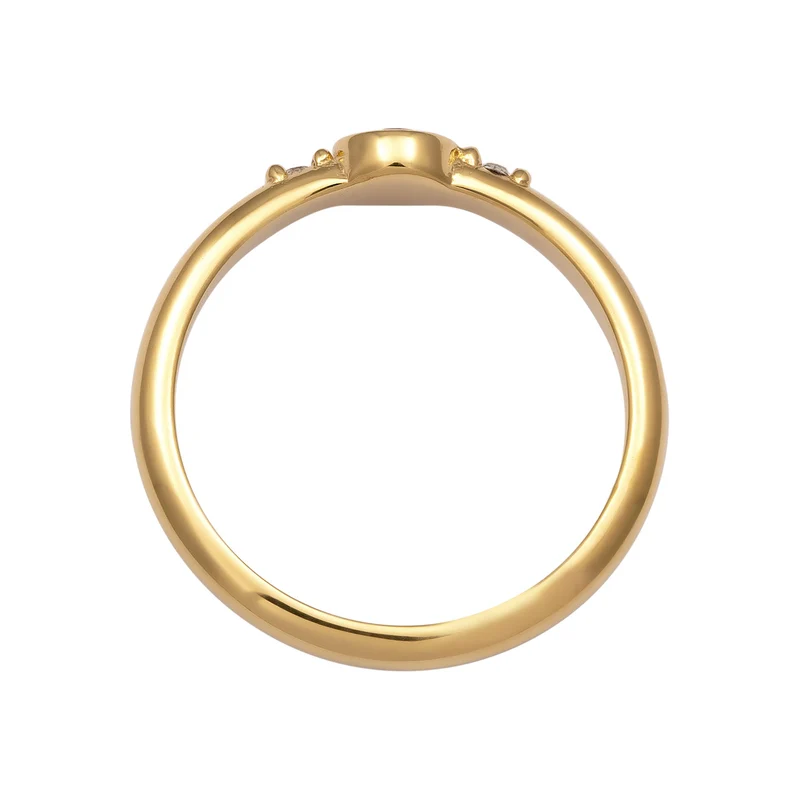 Solitär-Ring | Mit Kristallen von Swarovski® (Weiß)
