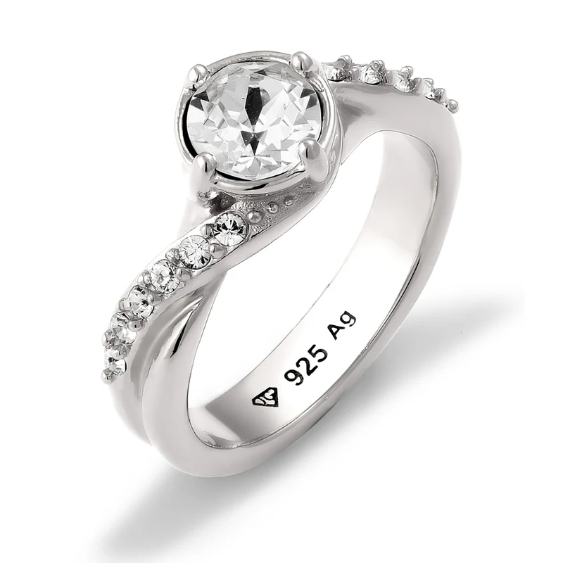 Verlobungsring | Mit Kristallen von Swarovski® (Weiß)