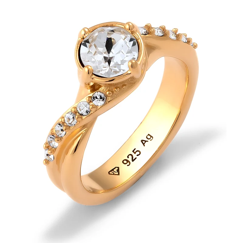 Verlobungsring | Mit Kristallen von Swarovski® (Weiß)