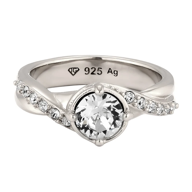 Verlobungsring | Mit Kristallen von Swarovski® (Weiß)