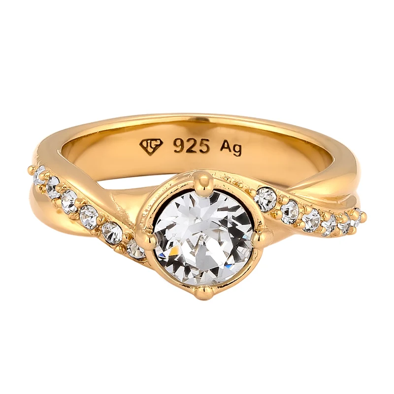 Verlobungsring | Mit Kristallen von Swarovski® (Weiß)