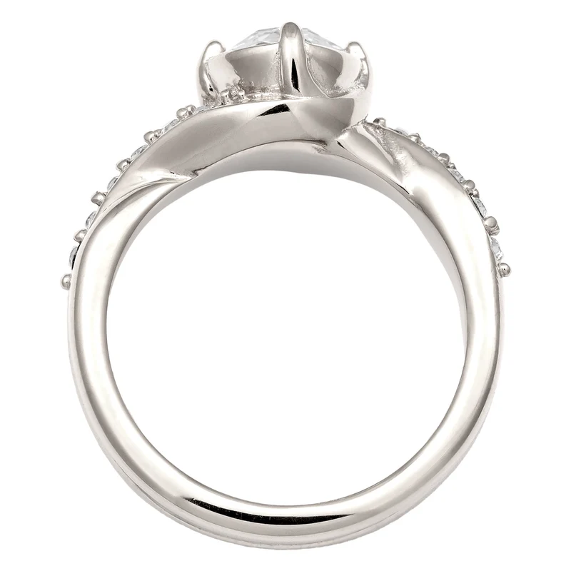 Verlobungsring | Mit Kristallen von Swarovski® (Weiß)