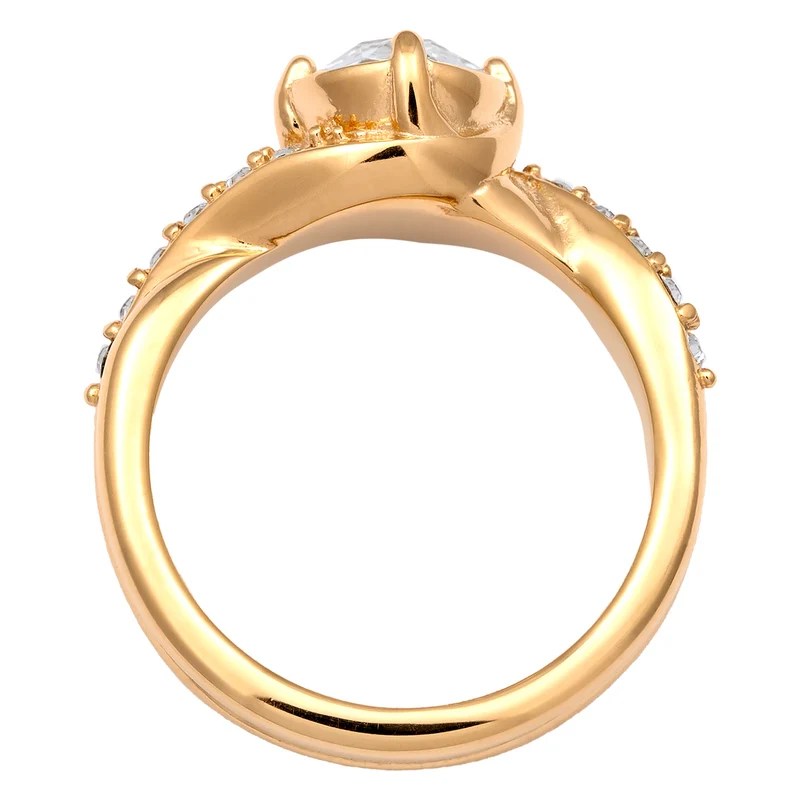 Verlobungsring | Mit Kristallen von Swarovski® (Weiß)