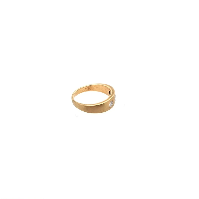 "Triologie" Ring Gelbgold 585 mit Brillanten