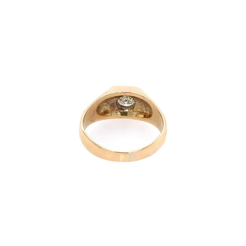Ring Gelbgold 750 mit Brillant 0,85 ct