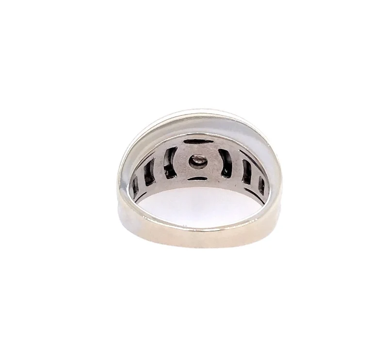 Ring Weissgold 750 mit Perle & Brillanten