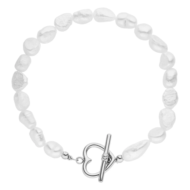 Pearl Heart Armband | Süßwasserperlen