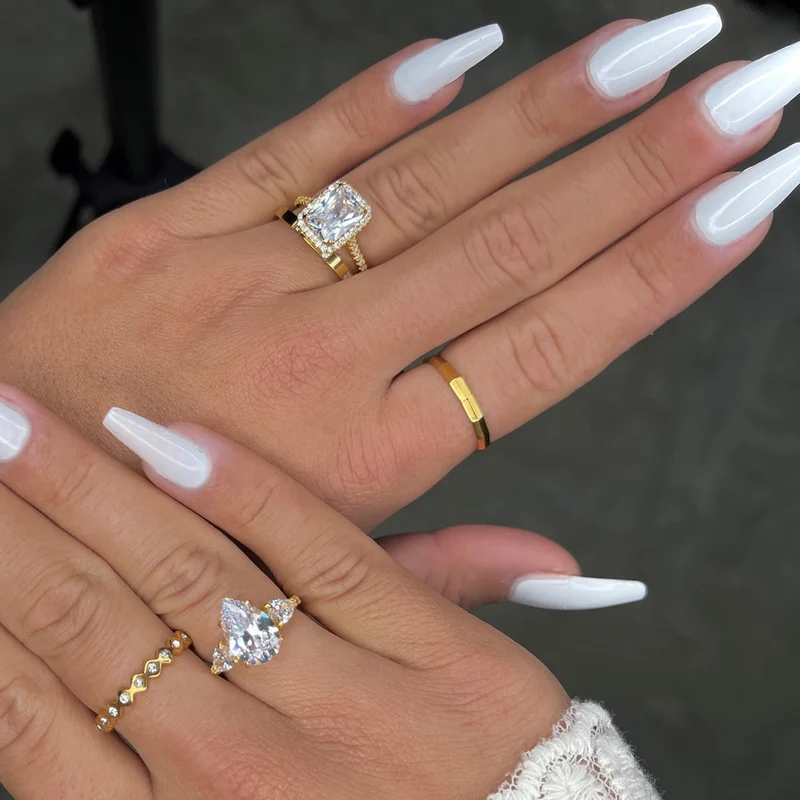 Edgy Ring | 18K vergoldet