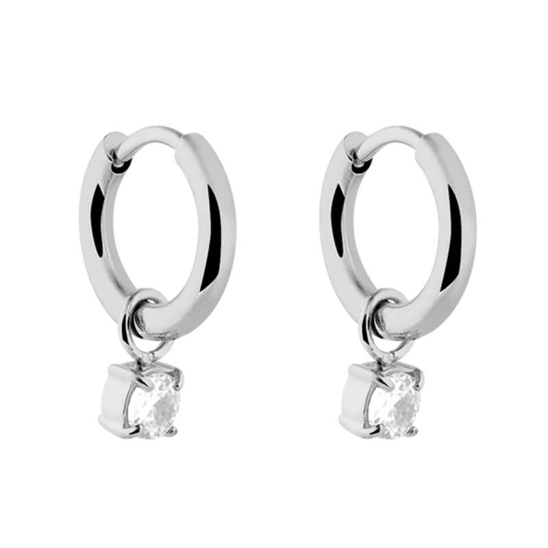 Elegance Huggie Ohrringe 14K Vergoldet