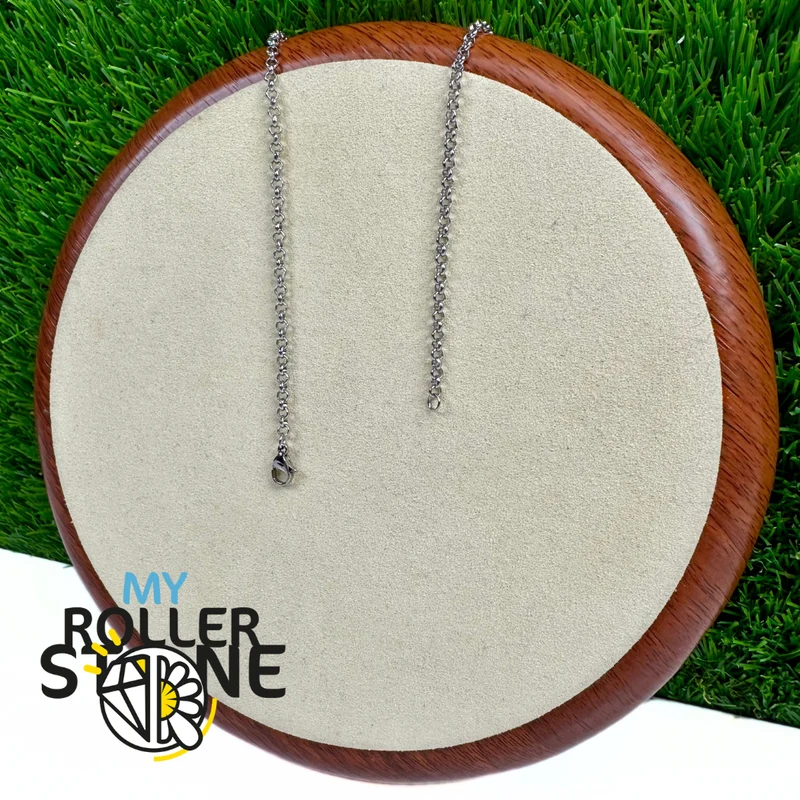Große Rolo-Kette aus Edelstahl 304 (60 cm)