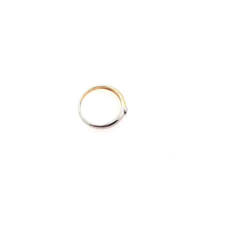 Ring Bicolor Gold 585 mit Brillant