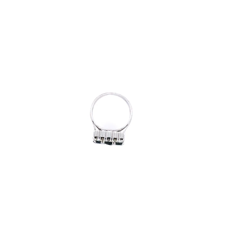 Ring Weissgold 585 mit Saphiren & Brillanten