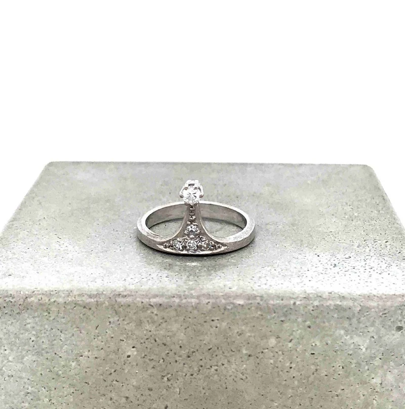Ring Weissgold 750 mit Brillanten