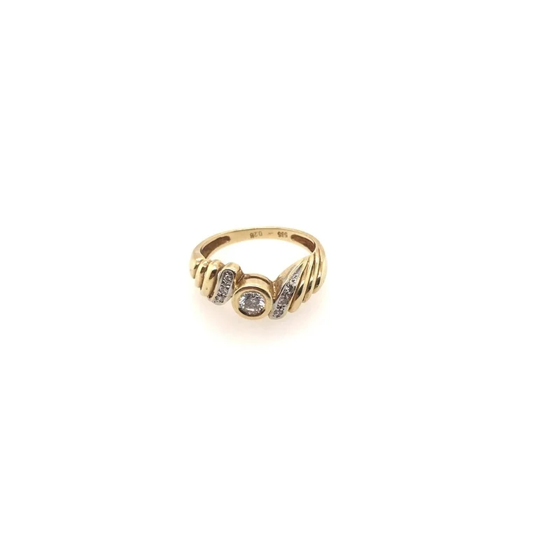 Ring Gelbgold 585 mit Brillanten