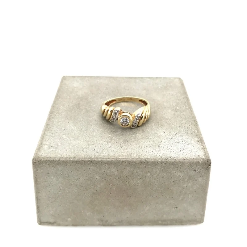 Ring Gelbgold 585 mit Brillanten