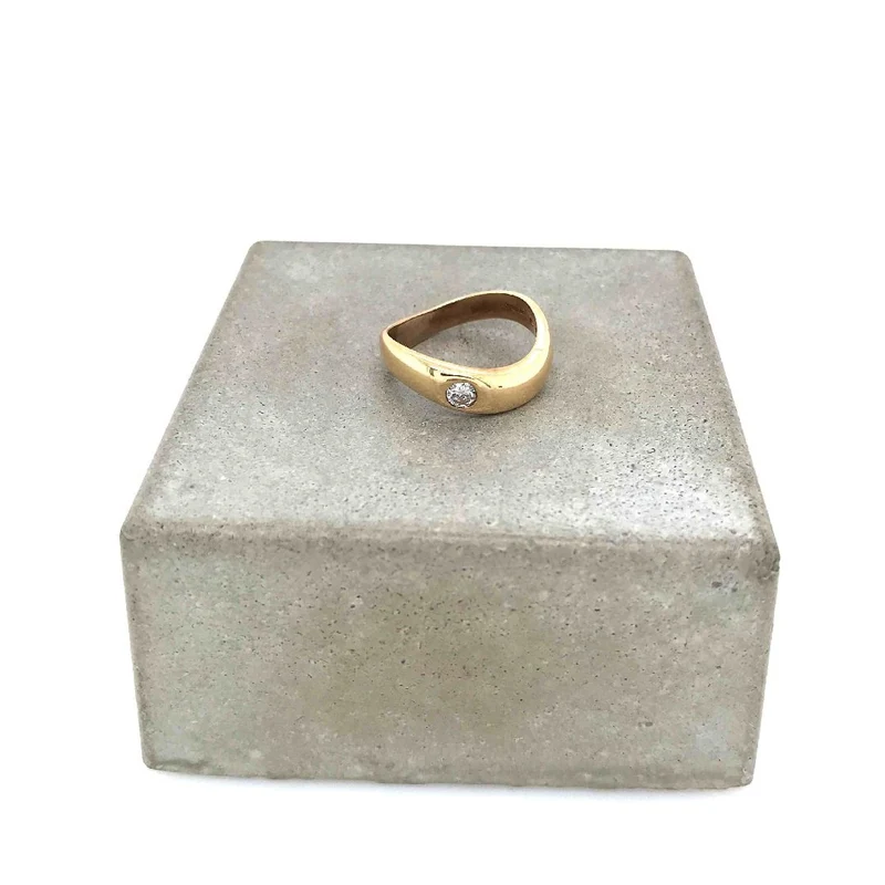 Ring Gelbgold 585 mit Brillant