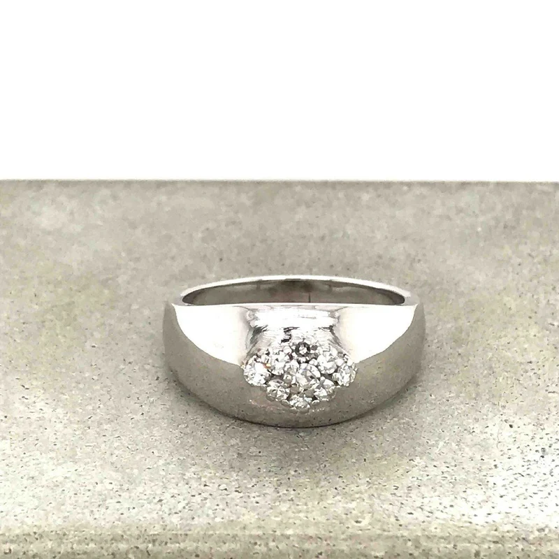 Ring Weissgold 750 mit Diamanten