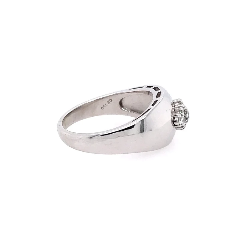 Ring Weissgold 750 mit Diamanten