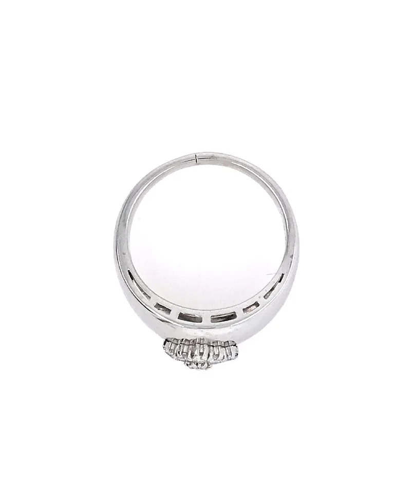 Ring Weissgold 750 mit Diamanten