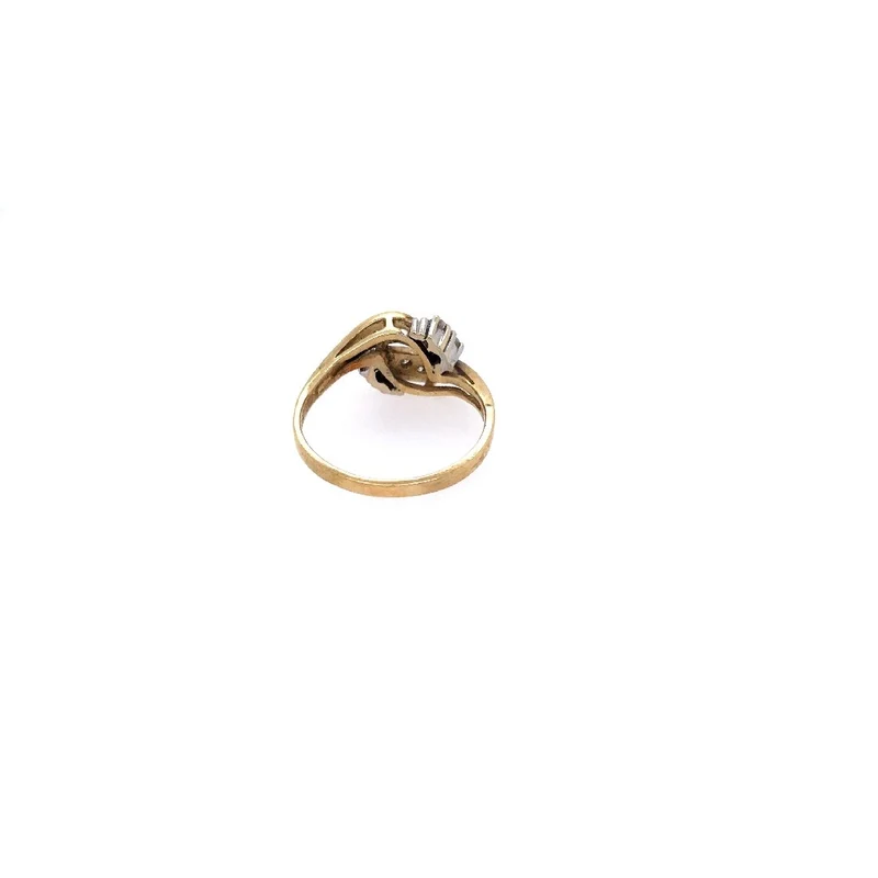 Ring Bicolor Gold 585 mit Brillanten