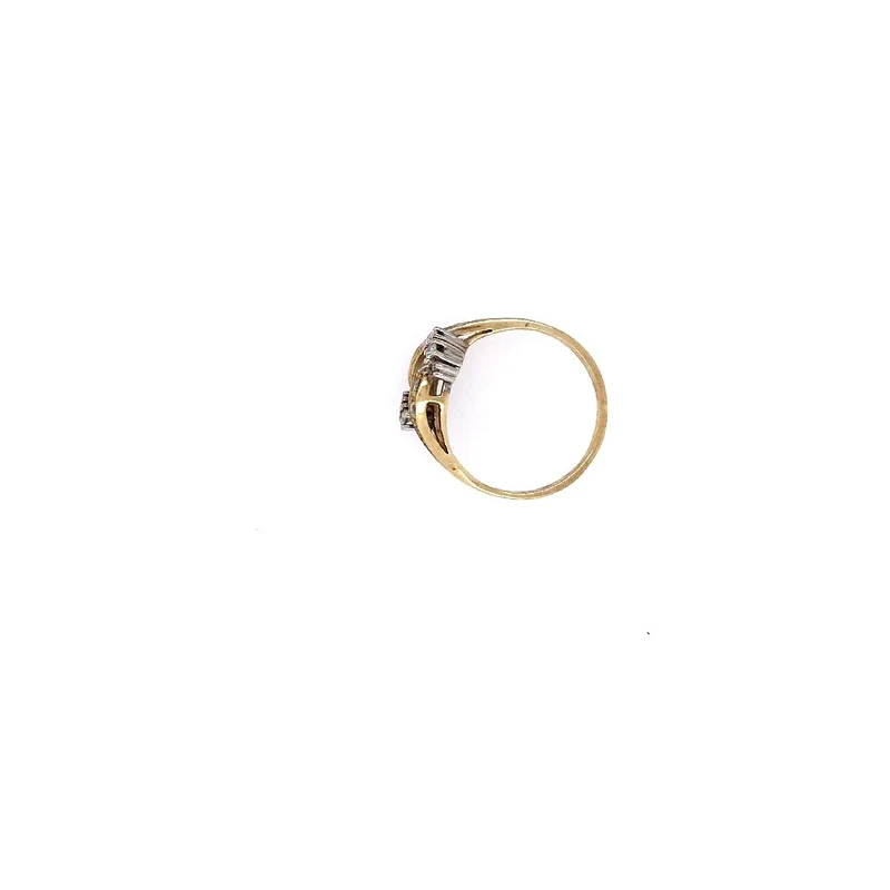 Ring Bicolor Gold 585 mit Brillanten