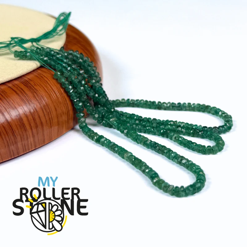 Facettierte Smaragdperlen – 5A