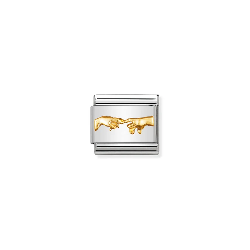 Classic Gold Creation of Adam Faith & Religion Charms