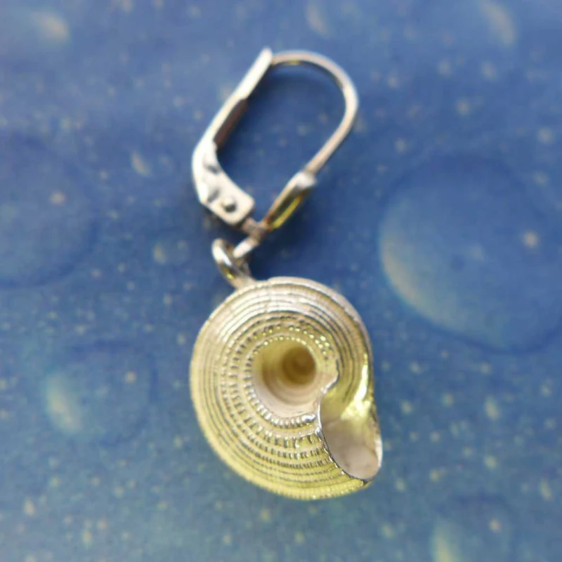 Meerschmuck Ohrringe Silber Strohsonnenuhr