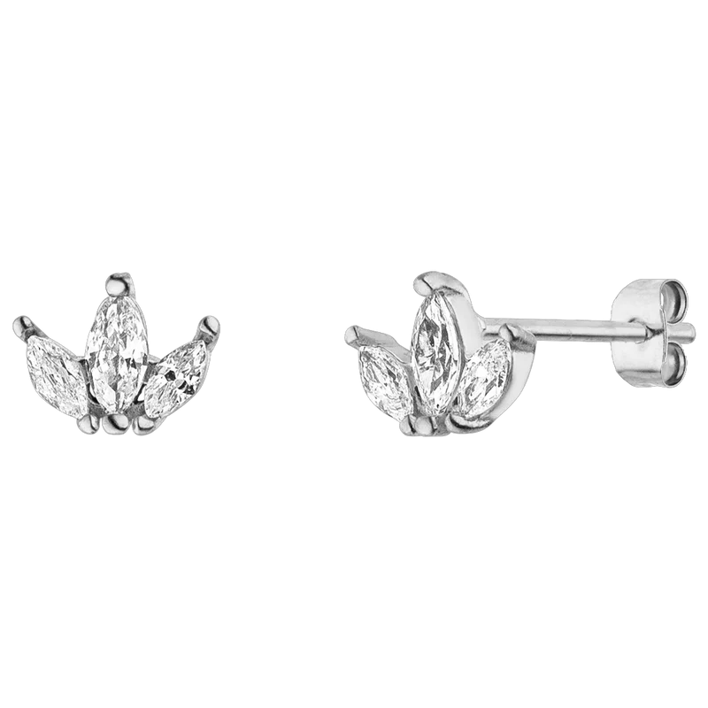Cataleya Ohrstecker | 18K vergoldet